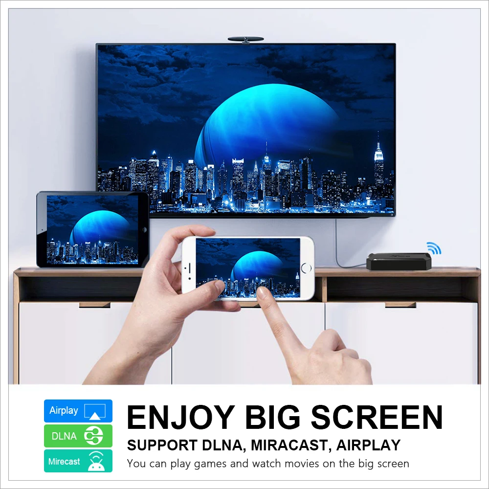 X96Q Android 10 TV Box Allwinner H313 2 GB 16 GB 2,4 Ghz WiFi 4K media player, Google Igre 3D Video Smart TV, konzole za video-igre pk h96max Slika 5