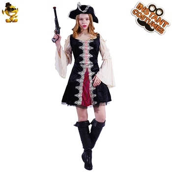 Ženski Kostim Pirata, Маскарадное Haljina, Donje Luksuzno Piratski Haljina za Dame, Cosplay, Kostimi za Halloween za Odrasle
