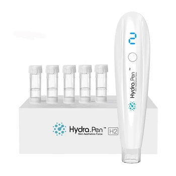 Микроигольная Ručka Hydra Pen H2 Professional Dermapen Automatsko Nanošenje Derma Pečat s 5 kom. Spremnicima Nano-Igla za Njegu kože