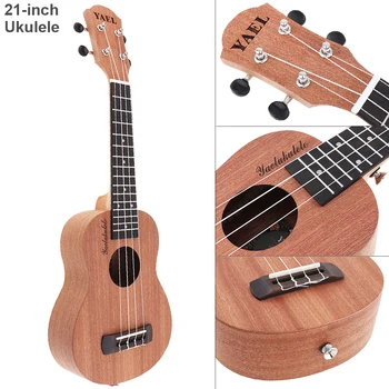 ЯЭЛЬ 21 Cm Stručni Prijenosni Sopran ukulele Сапеле Stablo 15 Lada Četiri Žice za ukulele Gudački Glazbeni Instrument