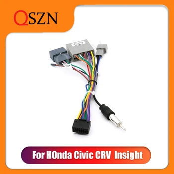 QSZN Uređaj Za Honda CRV Civic Insight Ožičenje Kabeli 16PIN Ožičenje Priključak Kabel za Napajanje Android