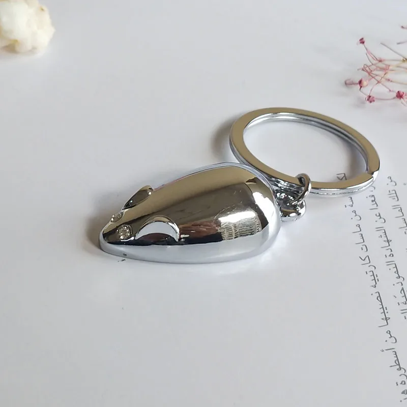 Privjesak za ključeve od miša - Kvalitetan Metalni Privezak za ključeve, Privjesak za ključeve, za muškarce i žene, Poklon nakit 17337 bez lanca Slika 2